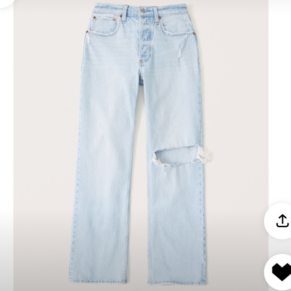 Abercrombie & Fitch Denim - Abercrombie 90’s Low Rise Baggy Jeans